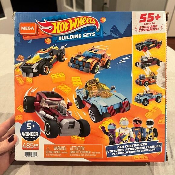 MEGA Hot Wheels Car Customizer Construction Set, Building Toys For Kids Ages 5+ - Picture 2 of 9